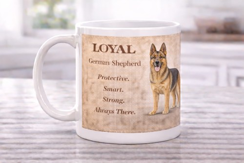 German shepherd mug loyal - shepherd,