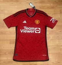 Brand New Mens Adidas Manchester United 23/24 Home Shirt Player Issue Kitroom S
