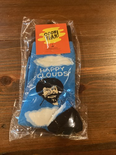 Bob ross ooohyeah socks - bob,