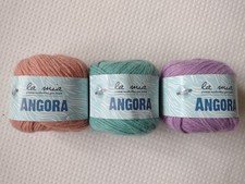 3 x 50g balls La Mia Angora