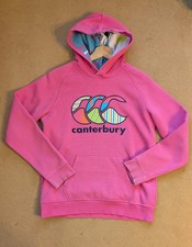 Canterbury Uglies Hoodie Pink Girls Age 14 Rugby Sports