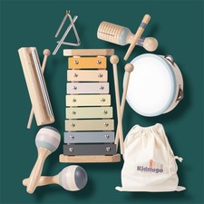 Wooden Musical Instruments Set