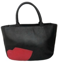 Lulu Guinness Black Leather