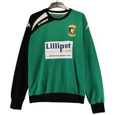 Glentoran FC Kappa Mens Sweatshirt Size M Green Long Sleeve Crew Neck