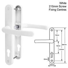 UPVC Door Handle TSS Sprung