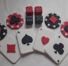 Casino edible fondant birthday