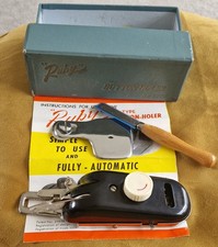 VTG Collectable "RUBY" Sewing Machine Automatic Button Holer RB Type Boxed READ