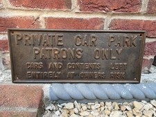 Vintage cast iron private