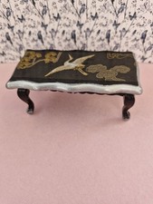 chinoiserie Hand decorated Side Table 1.12th Dolls House Furniture 