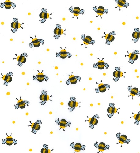 Polycotton craft fabric bumble - craft,