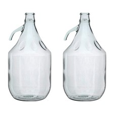 Glass Demijohn 5L 2 Pack Plain
