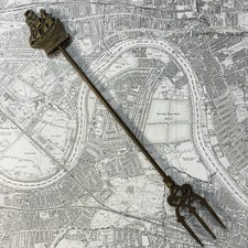 Vintage Brass Toasting Fork