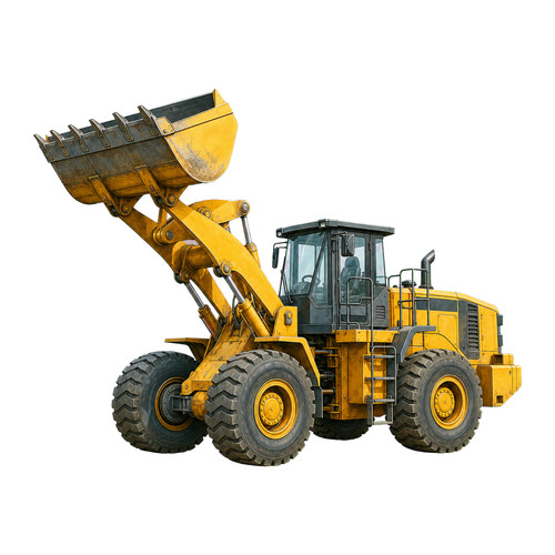 Construction digger wheeled - construction,