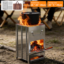 Collapsible Wood Burning