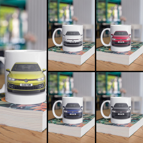 Personalised golf gti mug - personalised,