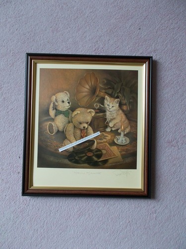 Teddy bear print - teddy, family