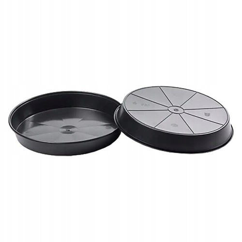 Black round plastic water - round,