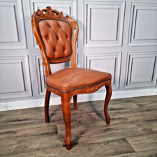 Antique Button Back Chair -