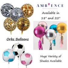 Orbz Round Sphere Balloons 4D