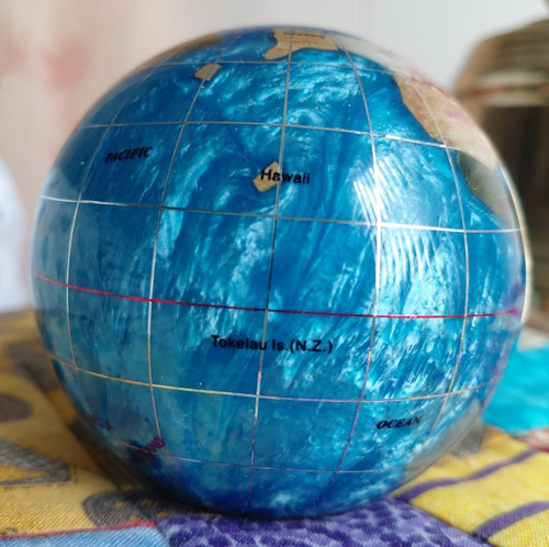 Gemstone inch globe - gemstone,