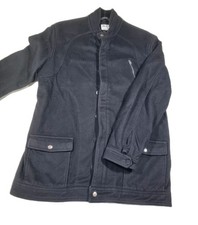 The Duffer of St George Wool Alpaca Jacket Made in Italy Black Size L