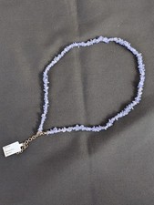Tanzanite Necklace, Sterling Silver Clasp, Brand new with Tag and Box