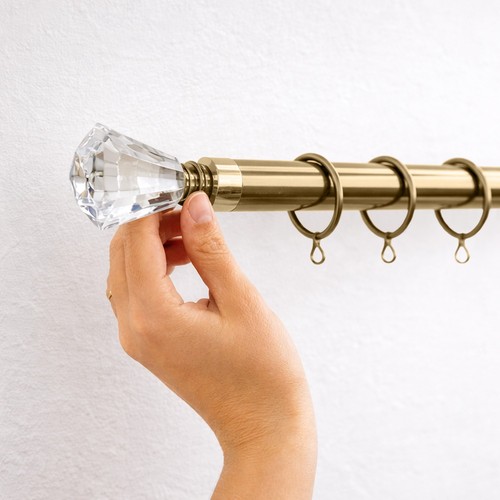Metal decorative curtain pole - curtain,
