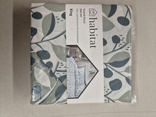 30% OFF - Habitat Modern Scandi Floral Green Bedding Set - King size (1908)