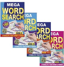 Set Of 4 x Wordsearch Word
