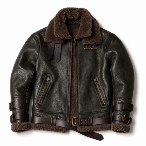 Men brown genuine - men's,
