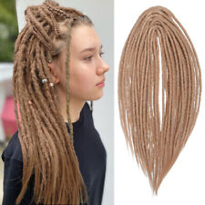 20" Soft Double Ended Dreadlocks Synthetic Dread Extensions DE Dreads Locs 0.6cm