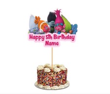 PERSONALISED Trolls Cake