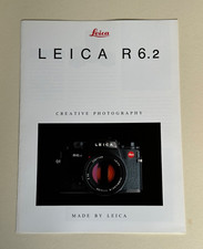 Leica R6.2,  4 Page  Fold Out A4 Product Brochure