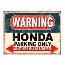 Warning HONDA Parking Only