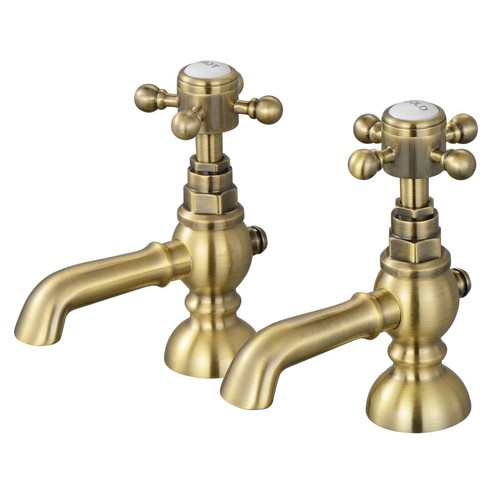 Pillar basin taps hot - basin, &