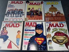 Lot of  6 Mad Magazines