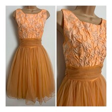 Vintage 50s Coral Orange