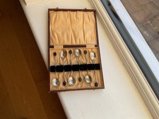 6 Coffee Bean Spoons, Boxed