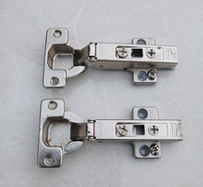Pair of Blum - 110 degree Clip-Top Hinges complete with mounting plate