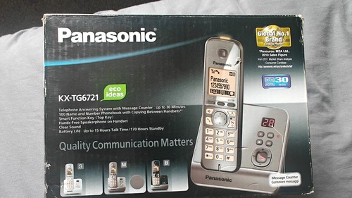 Panasonic tg6721 cordless - panasonic,