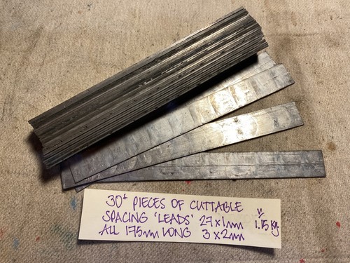 Pieces 1mm thick - pieces,