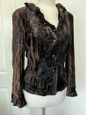 Gerry Weber Brown Frill Velvet