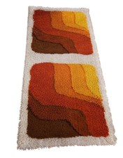DESSO shag wool Rug brown