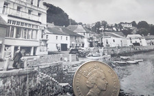 The Quay, St Mawes, Truro,  Cornwall, Ship & Castle Hotel, St Alban's  RPPC 