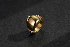 Gold Filled | Large Boxing Glove Signet Ring | Heavy Style Multi Sizes Unisex