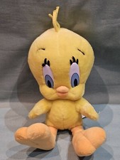 Vintage 2000 Looney Tunes Tweety Pie Plush Toy Teddy Play By Play GC
