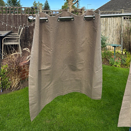 Dunelm beige eyelet - 4,