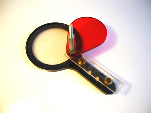 Red safety filter opaque - red,