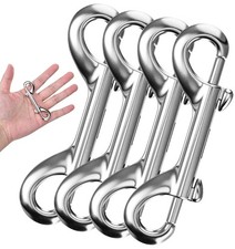 4Pcs Dog Lead Clips, Metal