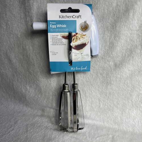 Kitchencraft rotary hand whisk - rotary,